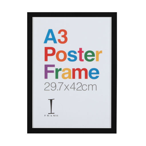 Picture of WOODEN BLACK POSTER FRAME A3